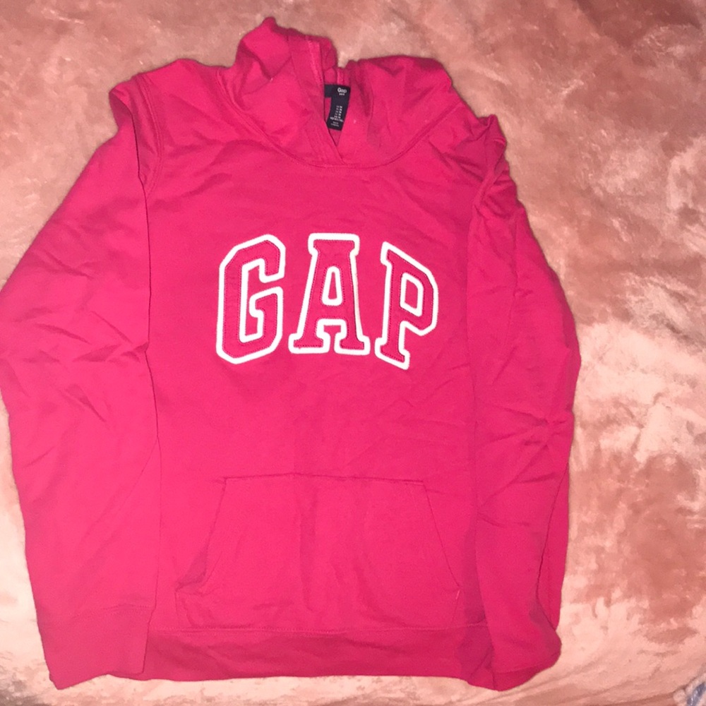 Pink gap over the head sweater
